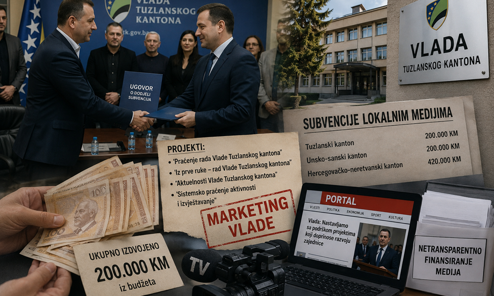 BEZ ZAKONA I KONTROLE: Kako budžeti oblikuju medijsku scenu u BiH
